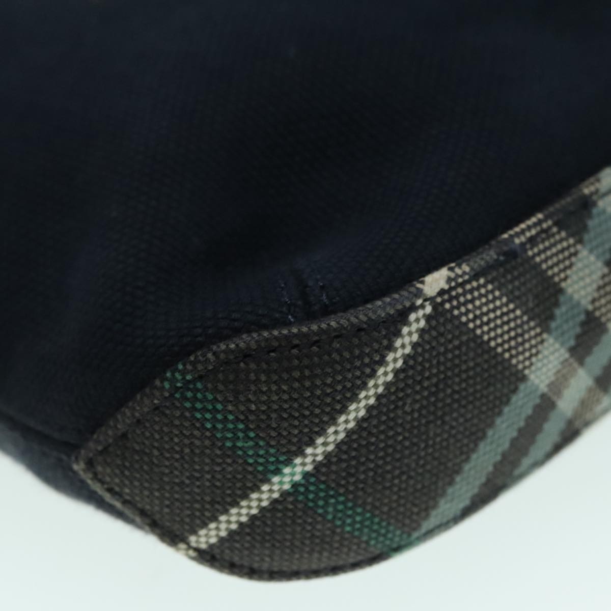 Burberry Blue Label Shoulder Bag Canvas Navy - 15