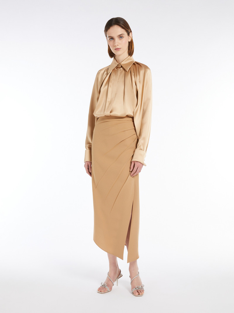 Max Mara SALICE Silk satin shirt outlook