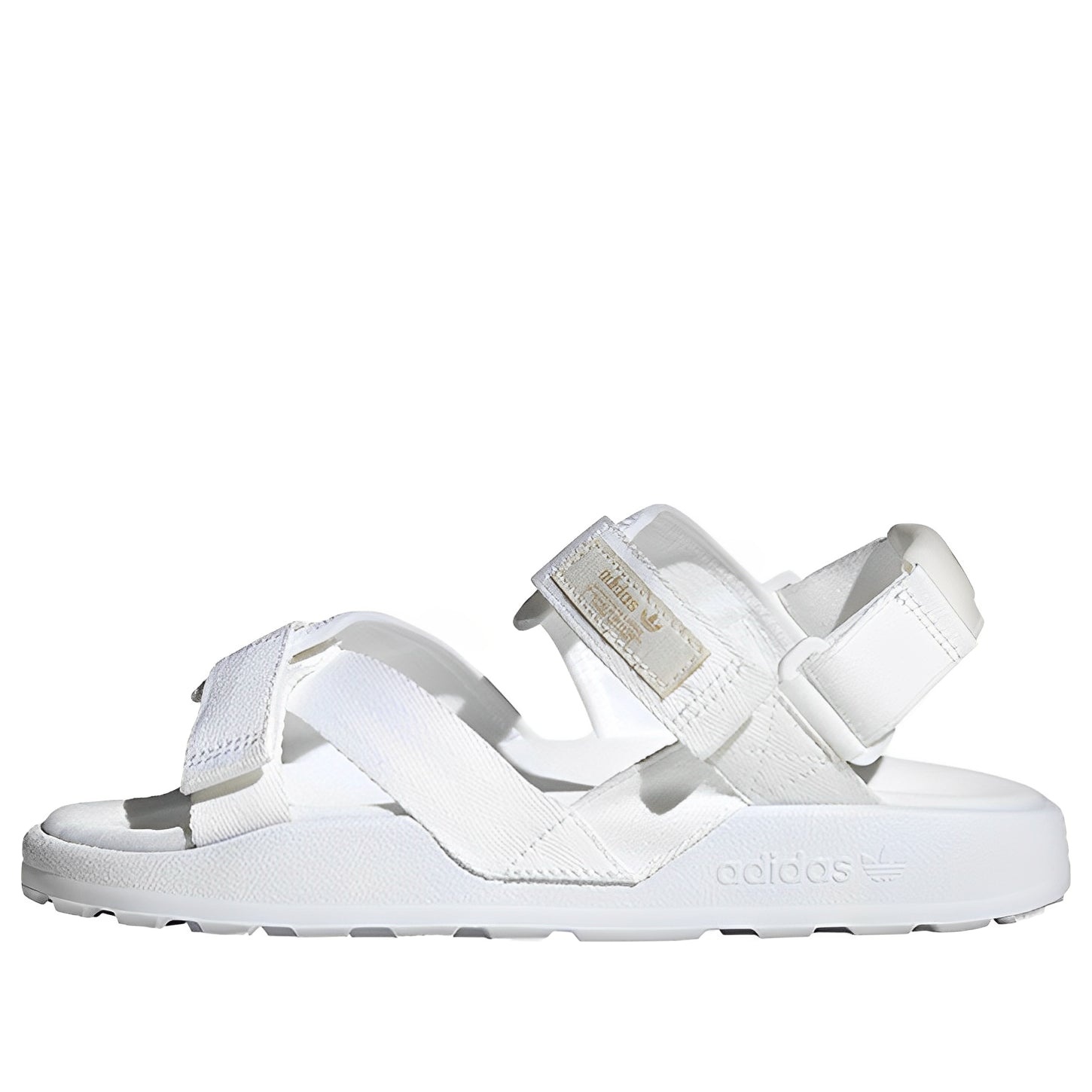 (WMNS) adidas Adilette Adventure Sandals 'White Wonder Taupe' HQ4242 - 1