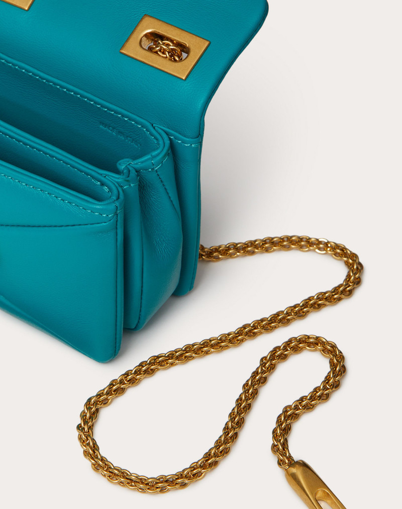 Valentino ONE STUD NAPPA MICRO BAG WITH CHAIN outlook