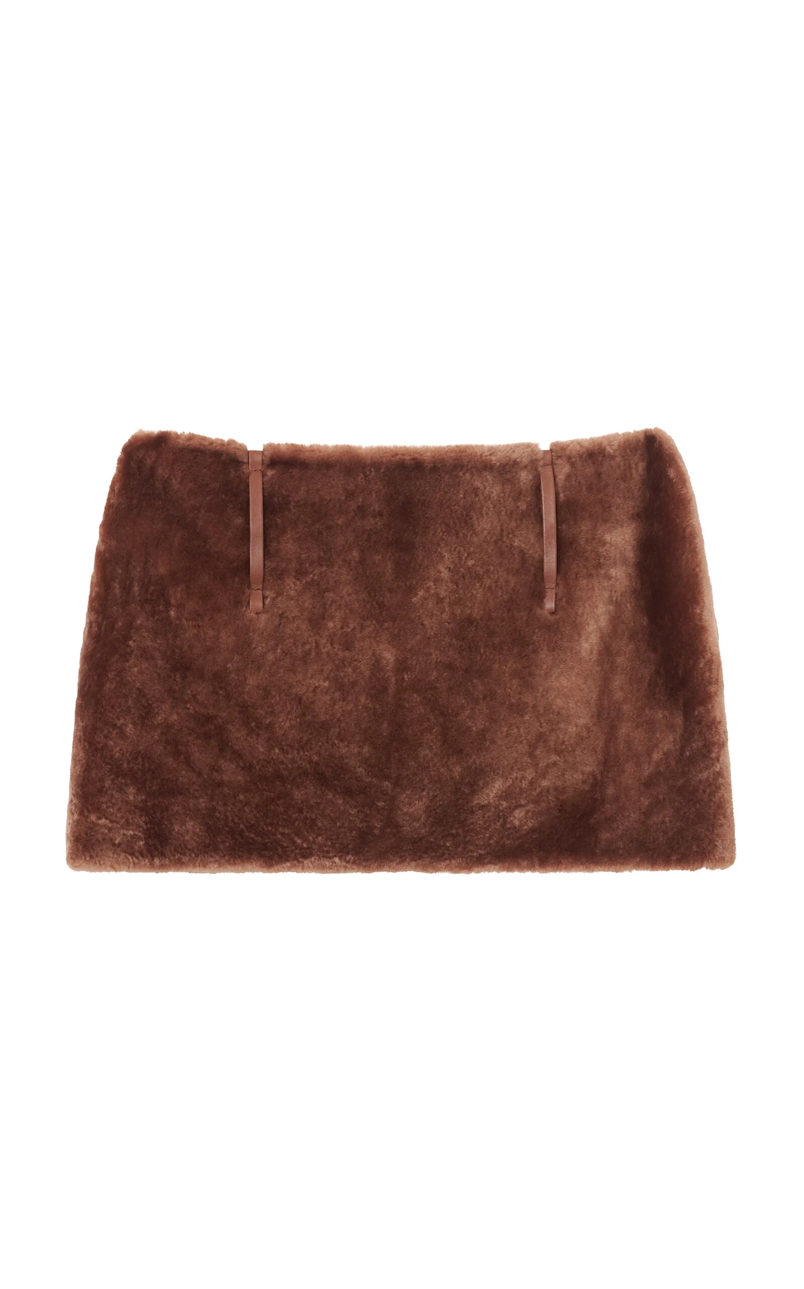 Tirza Shearling Mini Skirt - 1