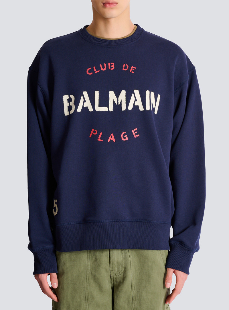 Sweatshirt with Balmain Club print 5