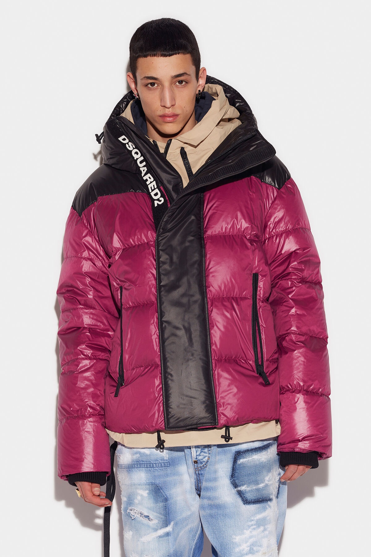 DSQUARED2 HOODED PUFFER - 3