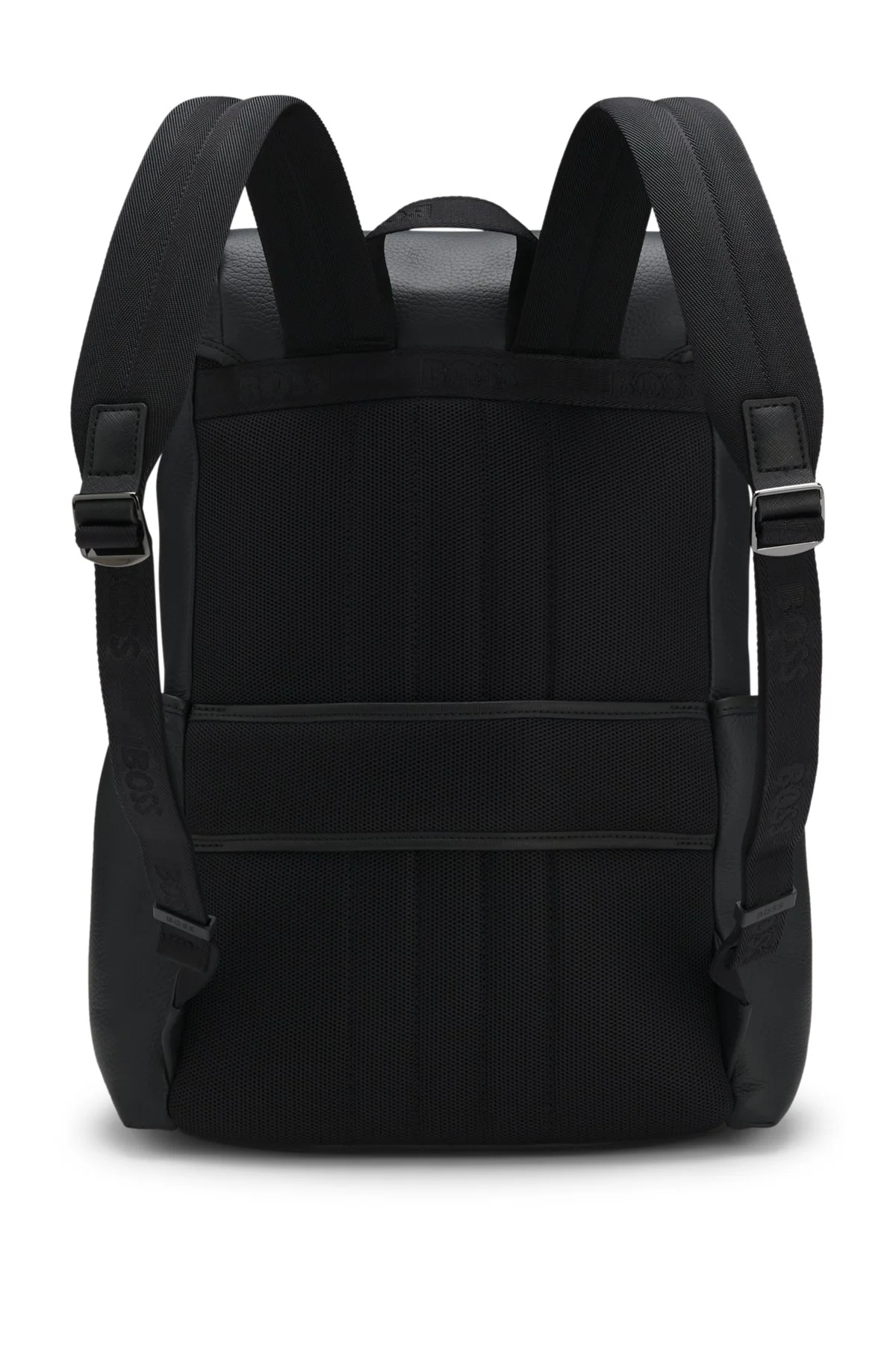 ITALIAN-LEATHER BACKPACK WITH DOUBLE B MONOGRAM - 1