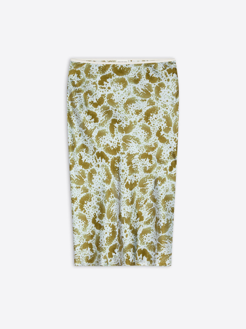 PRINTED SILK SKIRT 1