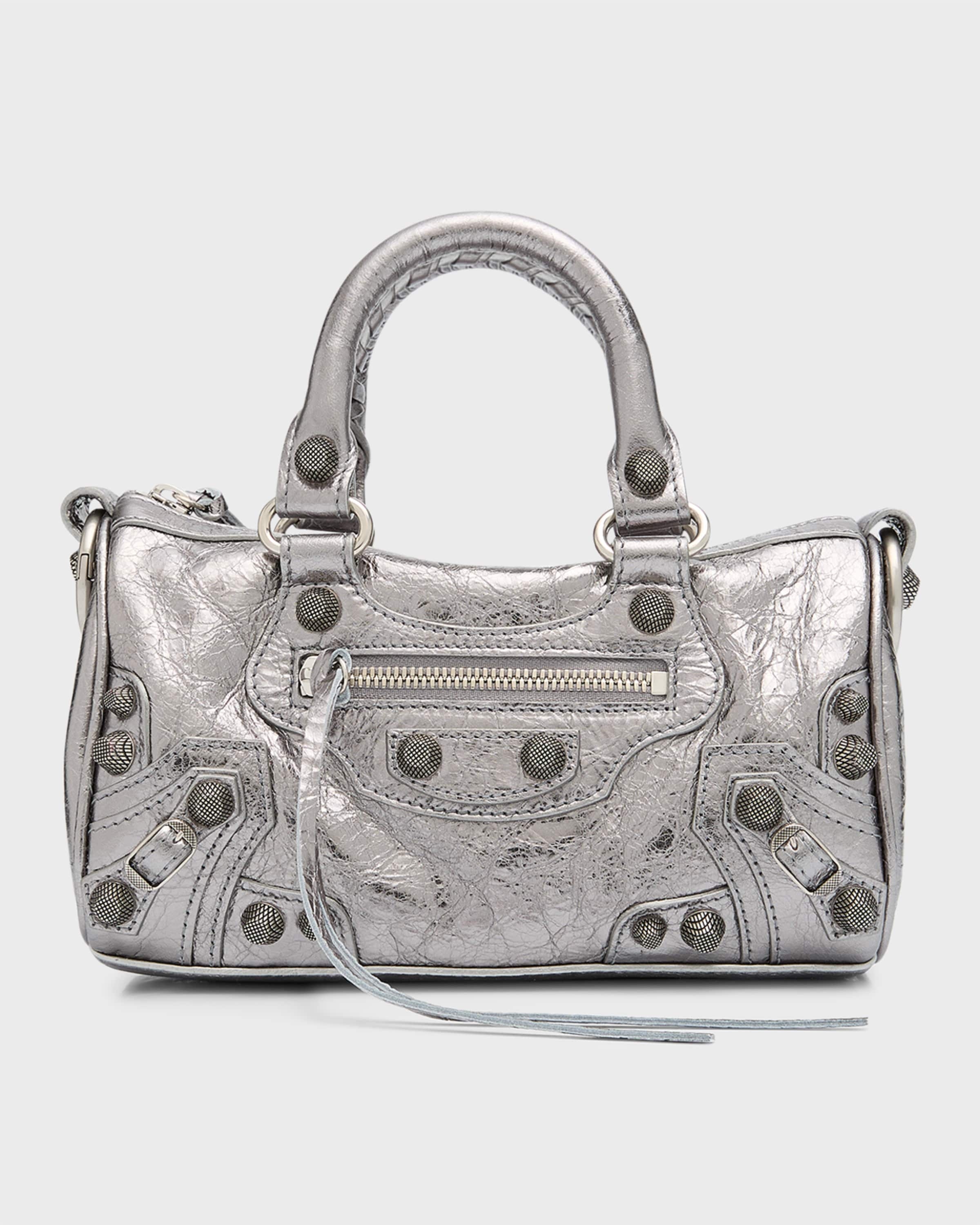 Balenciaga Women's Le Cagole Mini Bag with Chain Graffiti