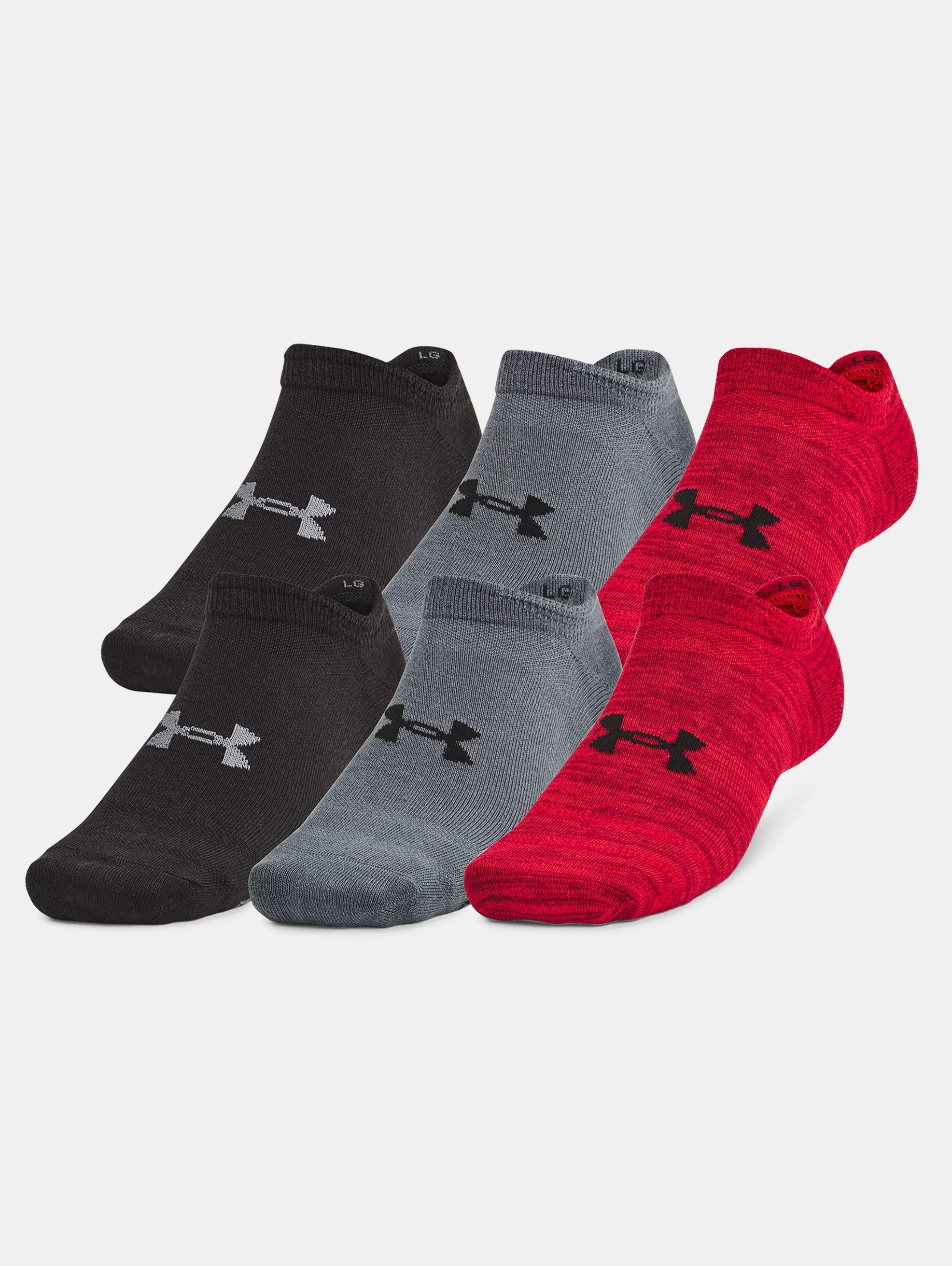 Unisex UA Essential 6-Pack No-Show Socks - 3