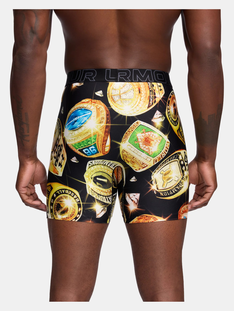 Under Armour Men's UA Performance Tech Mesh Graphic 6" Boxerjock® outlook