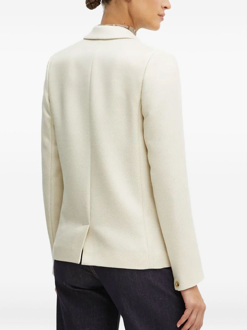 double-breasted twill blazer 3