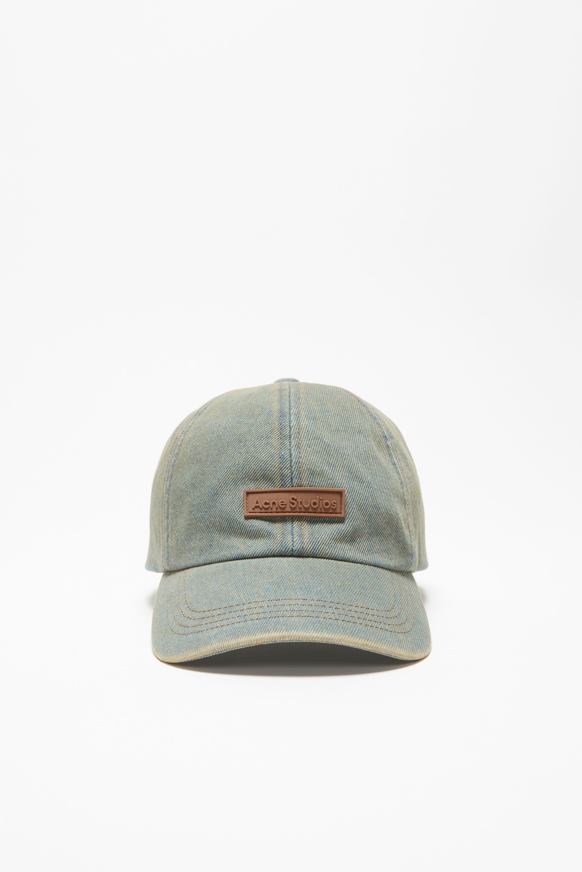 Denim cap - Blue/beige - 1