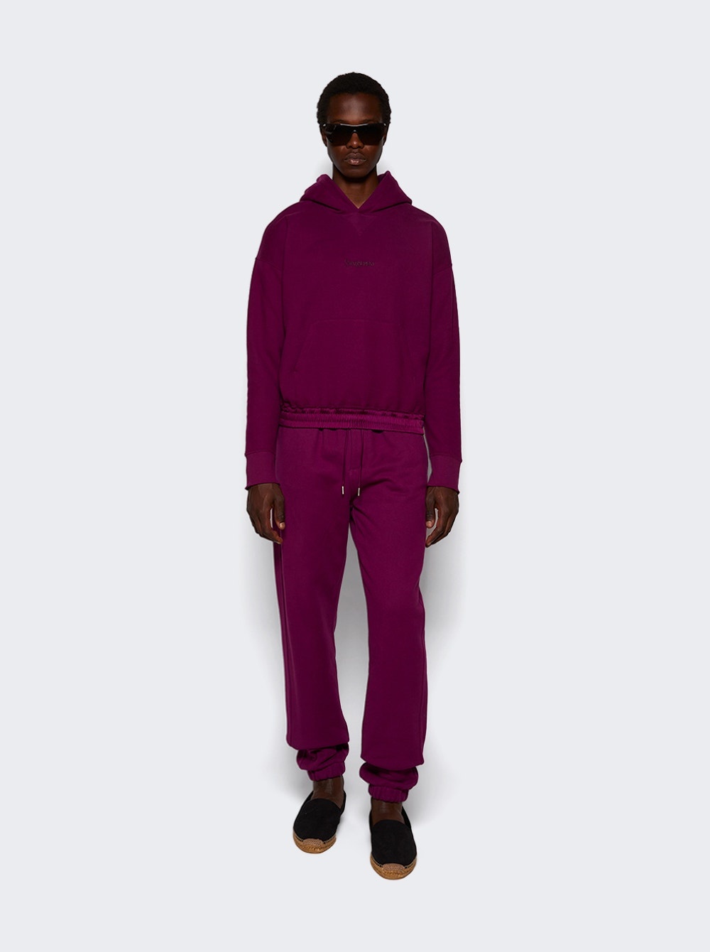 Fleece Sweatpants Fuchsia - 2
