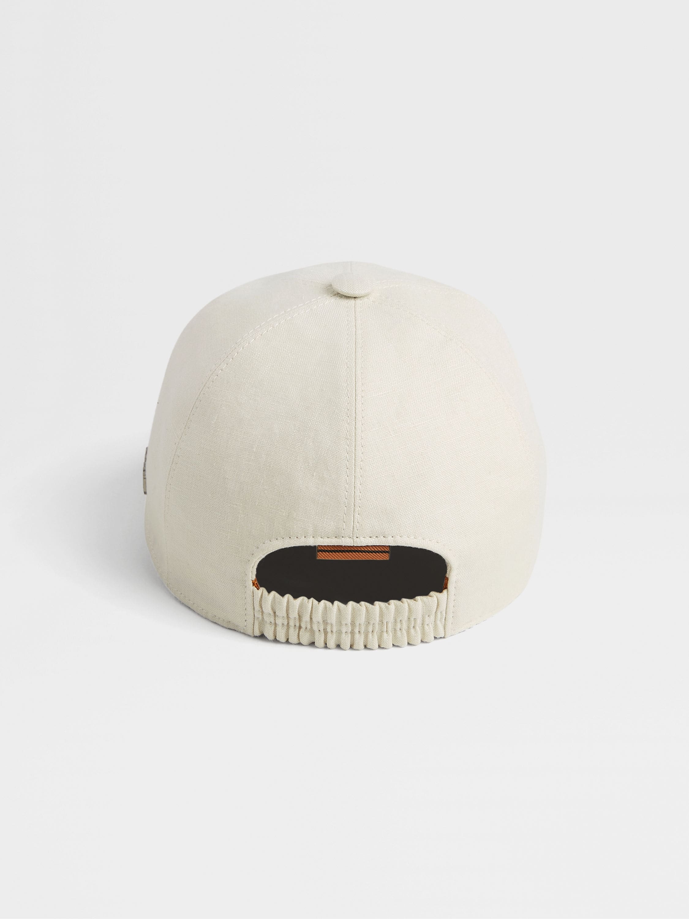 LIGHT BEIGE OASI LINO BASEBALL CAP - 3