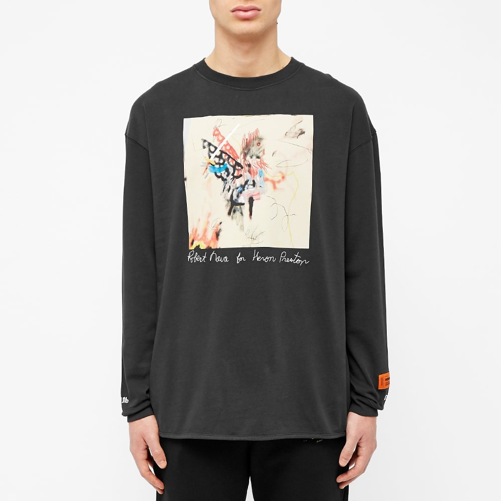 Heron Preston Long Sleeve Robert Nava Print Tee - 3