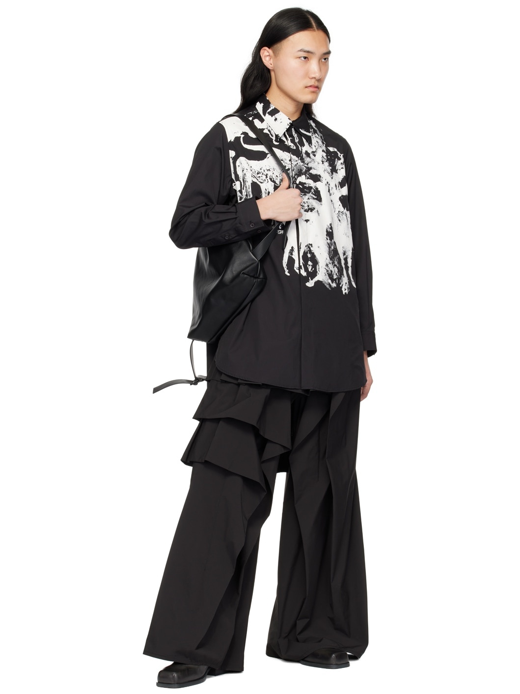 Black Savannah Print Shirt - 4