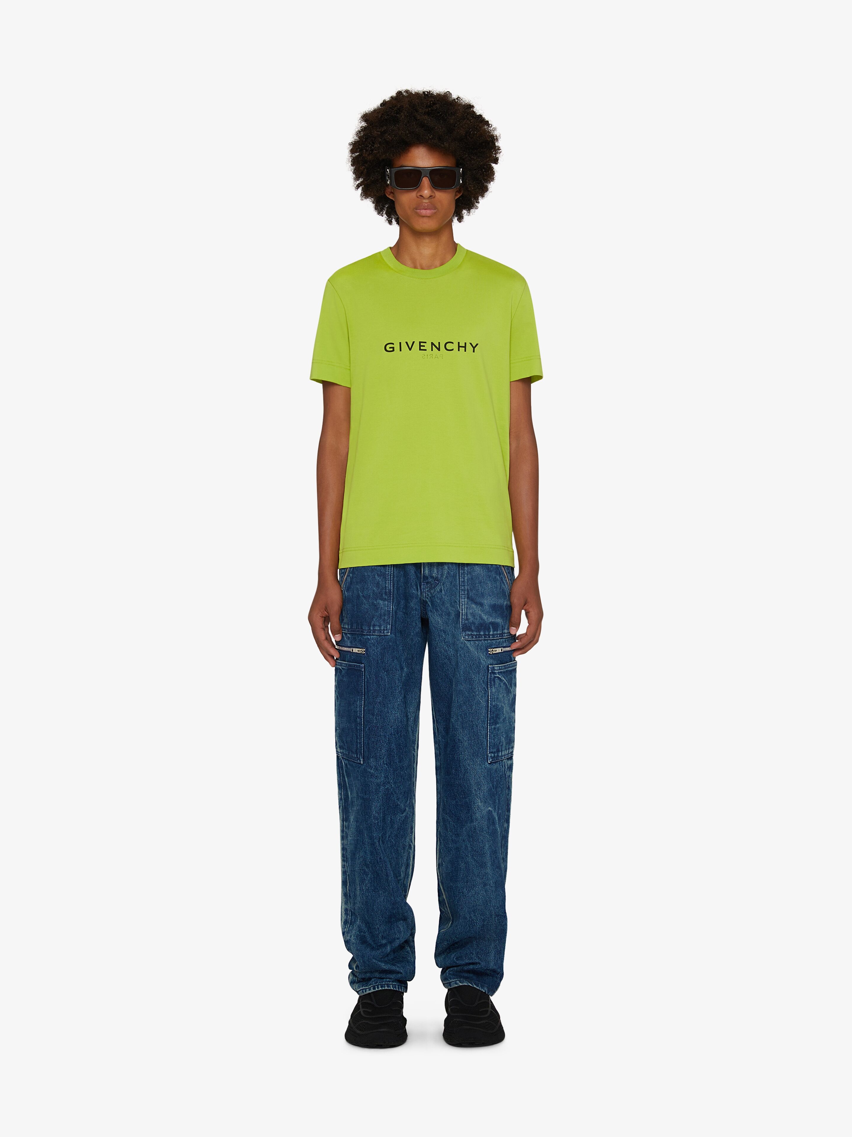 SLIM FIT T-SHIRT IN GIVENCHY REVERSE PRINT - 2