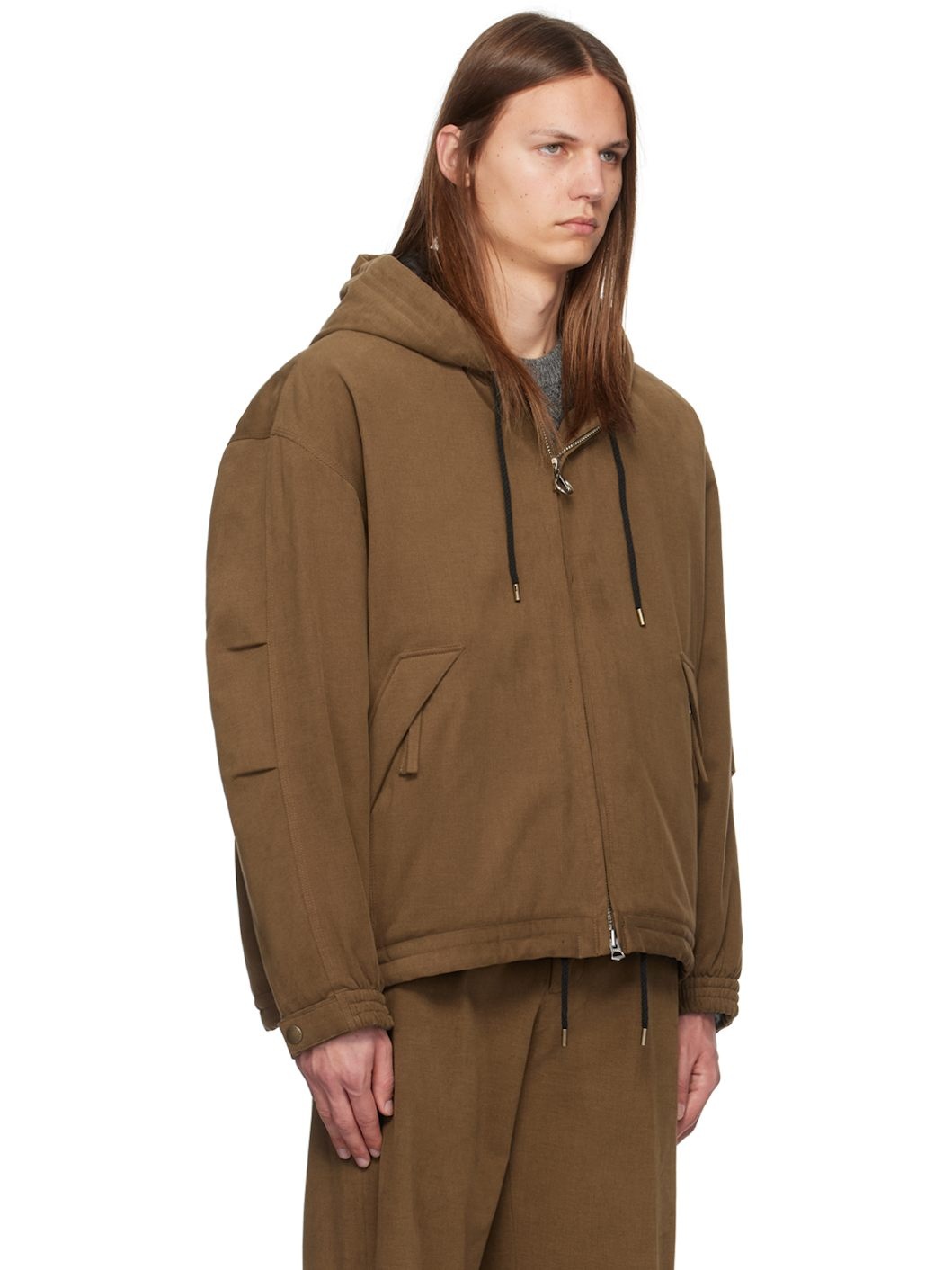 Brown Padded Jacket - 2