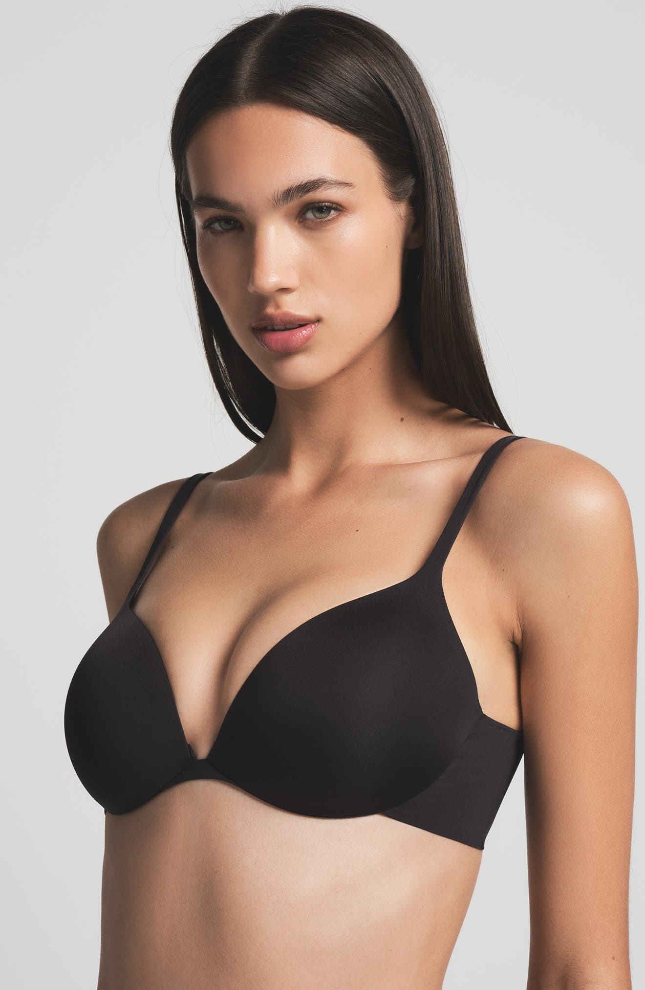 SKIMS Ultimate Teardrop Underwire Push-Up Bra in Onyx at Nordstrom - 3