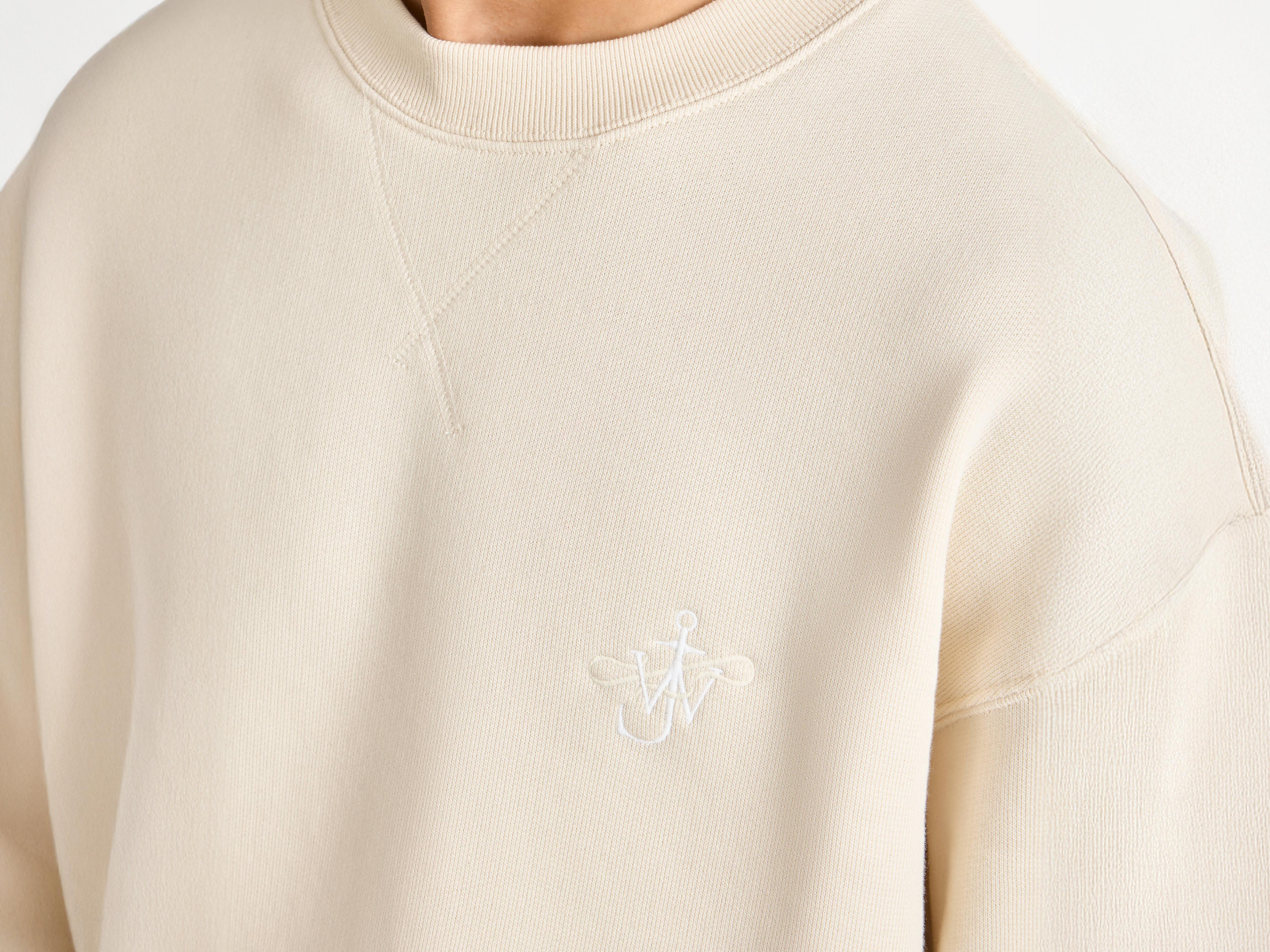 RIBBON ANCHOR SWEATSHIRT IN ECRU - 6