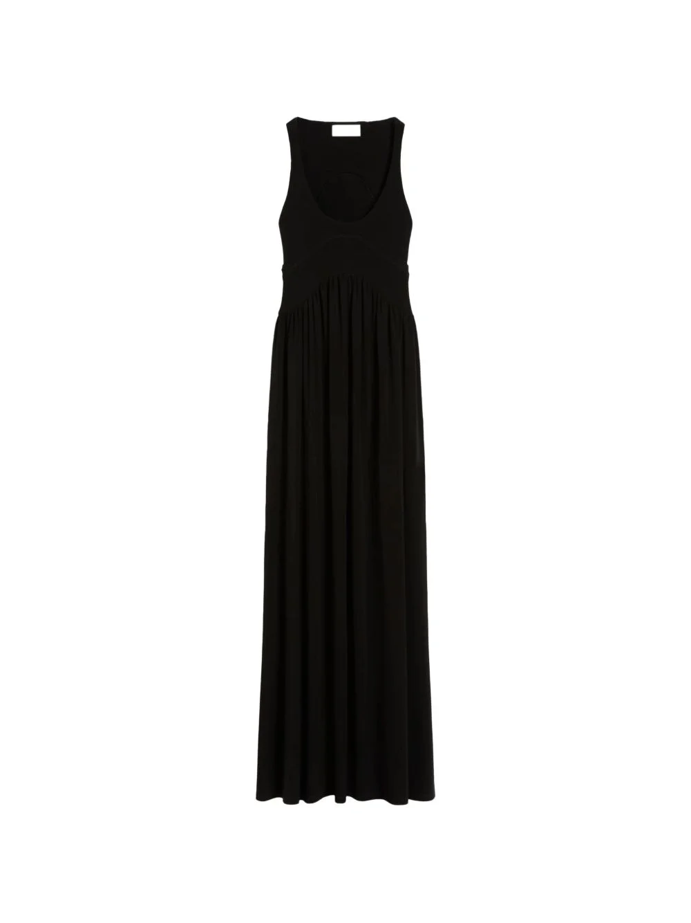 gathered maxi dress - 1