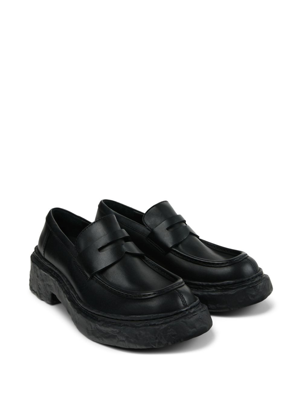 penny-strap platform loafers - 2