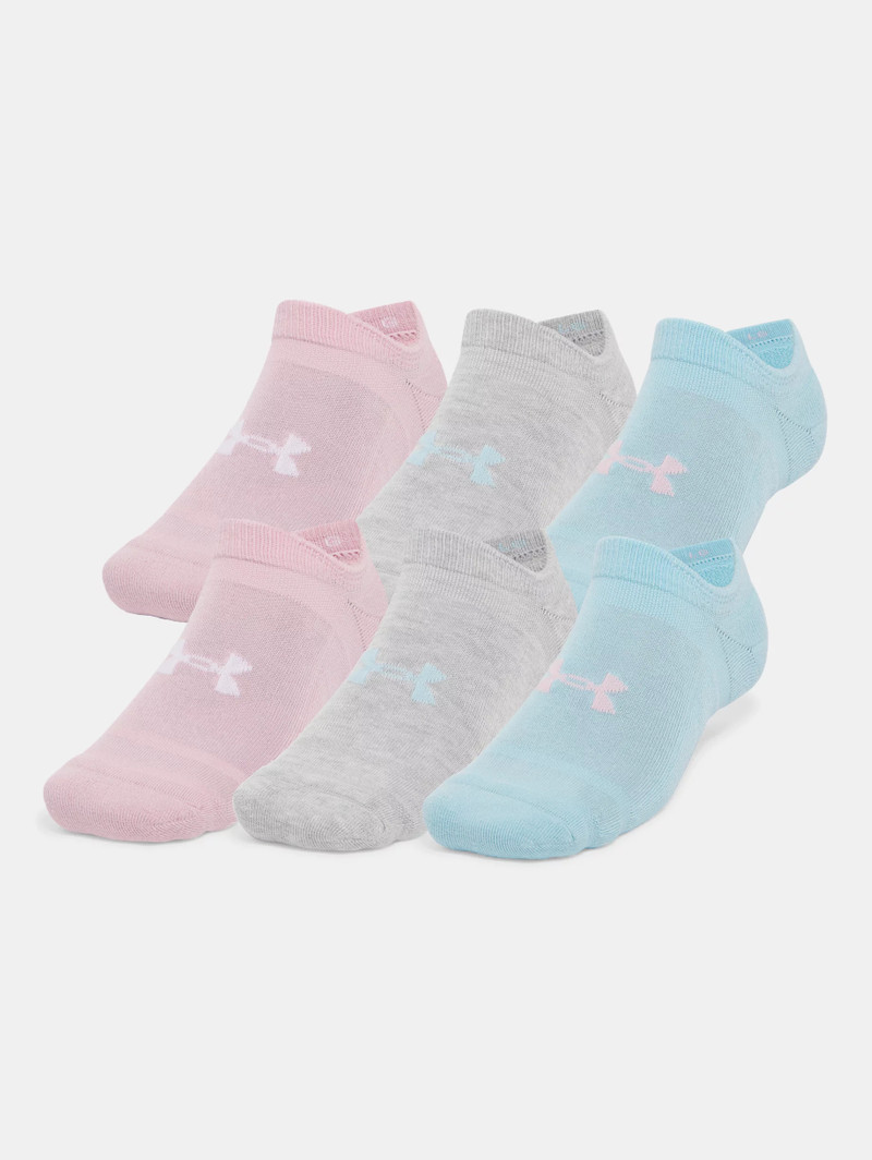 Unisex UA Essential Cushion 6-Pack No Show Socks 3