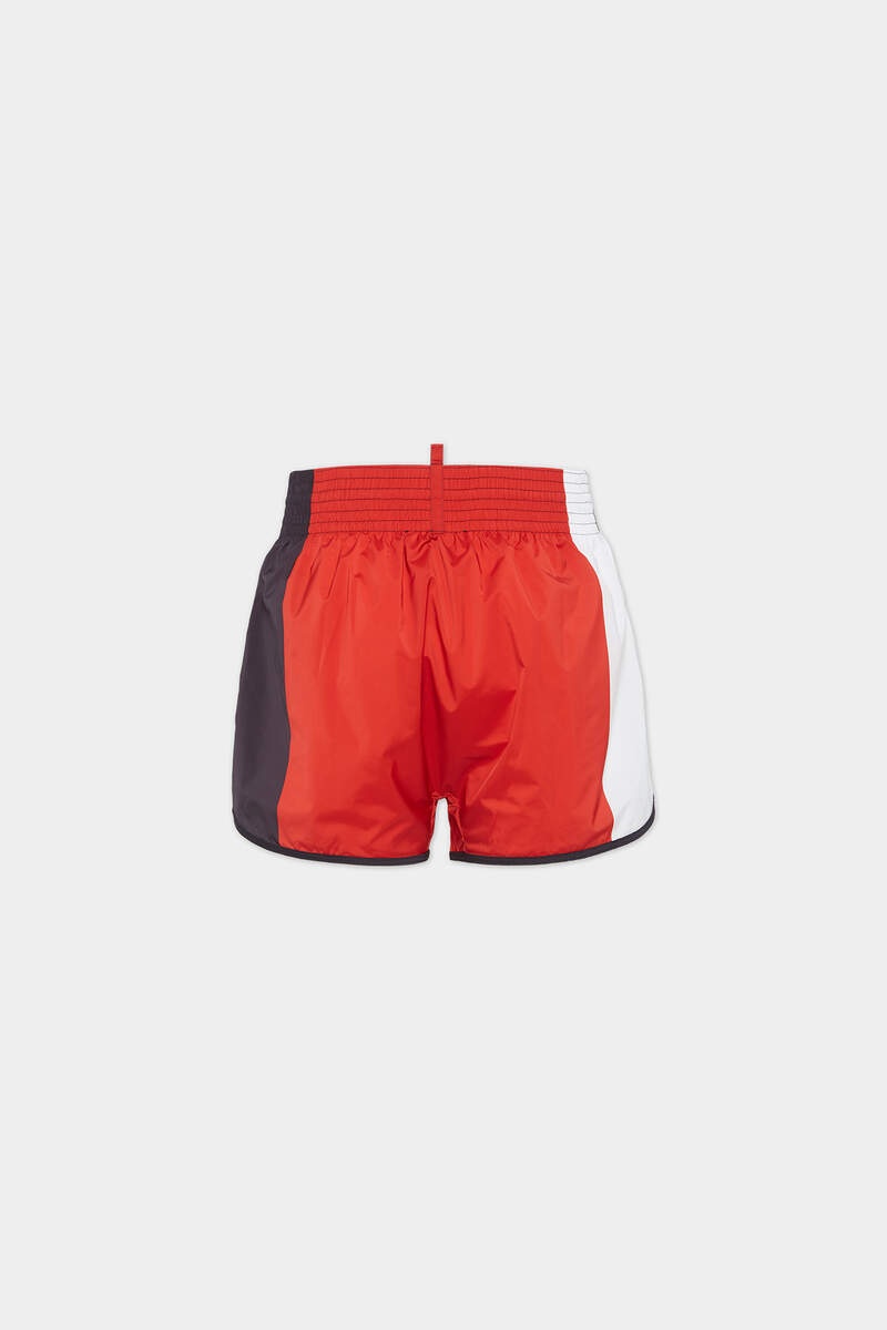 DSQUARED2 LOGO COLOUR-BLOCK MIDI SWIM BOXER - 2
