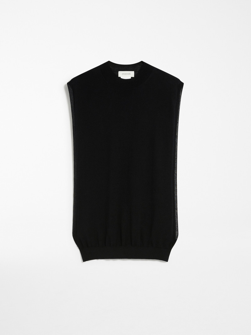 ODISSEA Sleeveless wool and silk sweater - 1