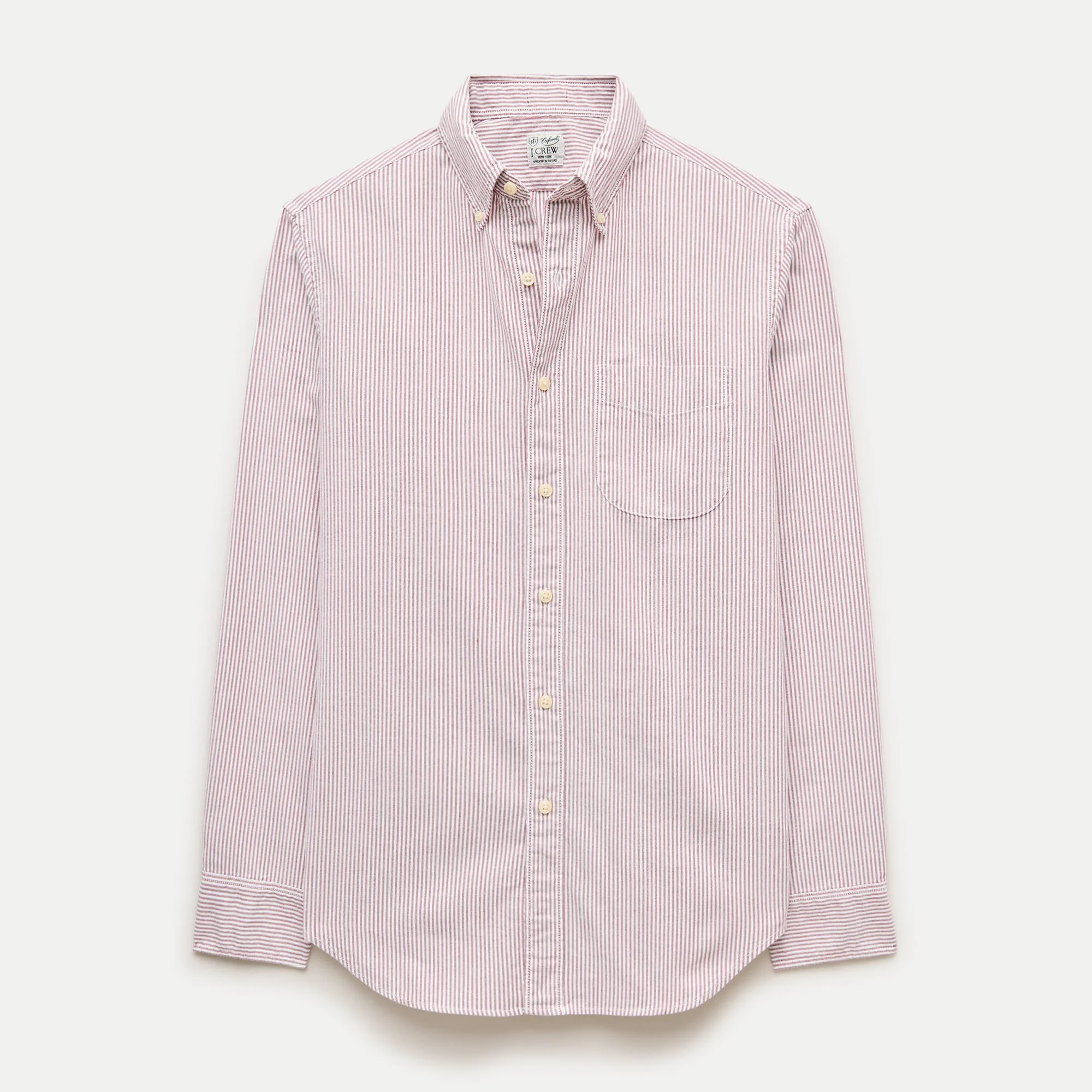 Broken-in organic cotton oxford shirt - 1