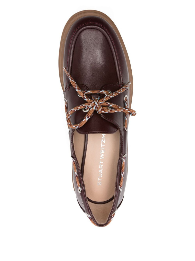 chunky leather boat shoes 4