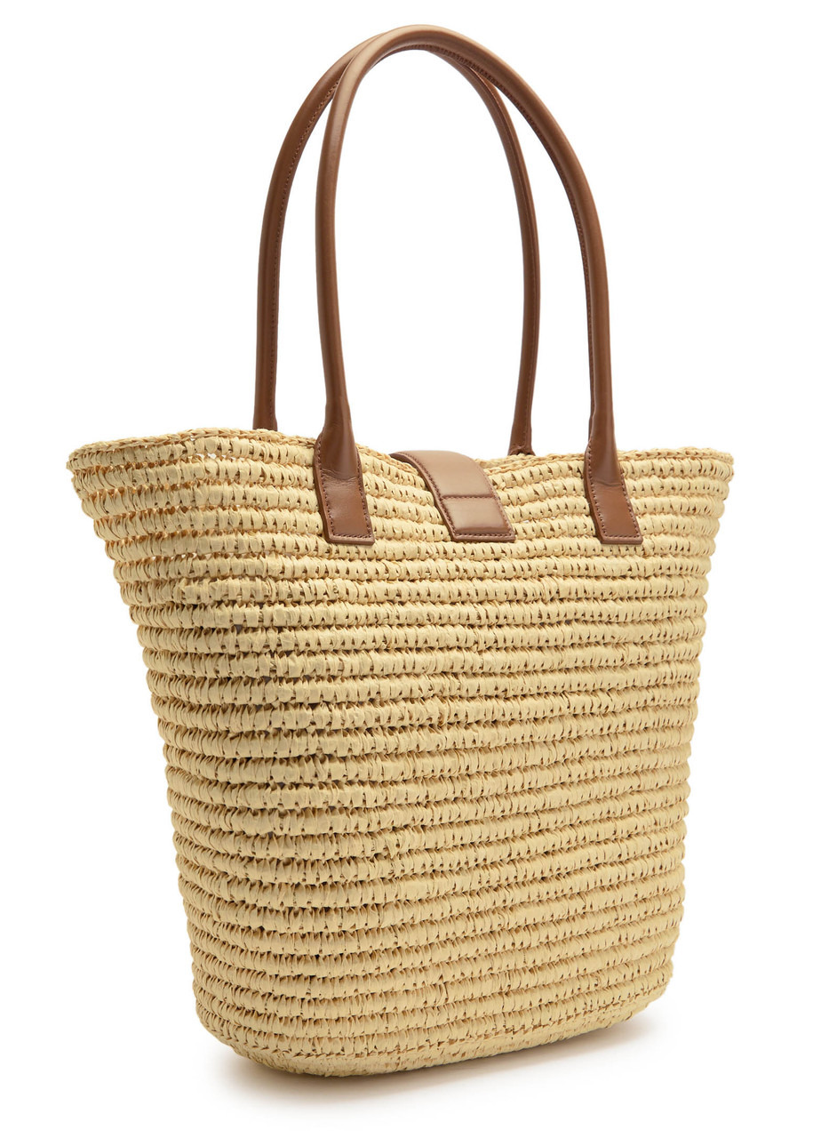 Anine Bing Lou Woven Raffia Tote - 2