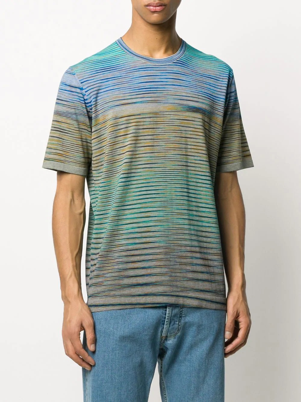 abstract print T-shirt - 3