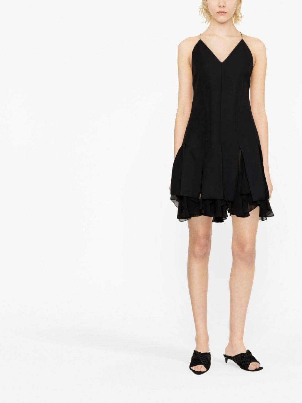 The Teagan V-neck minidress - 2