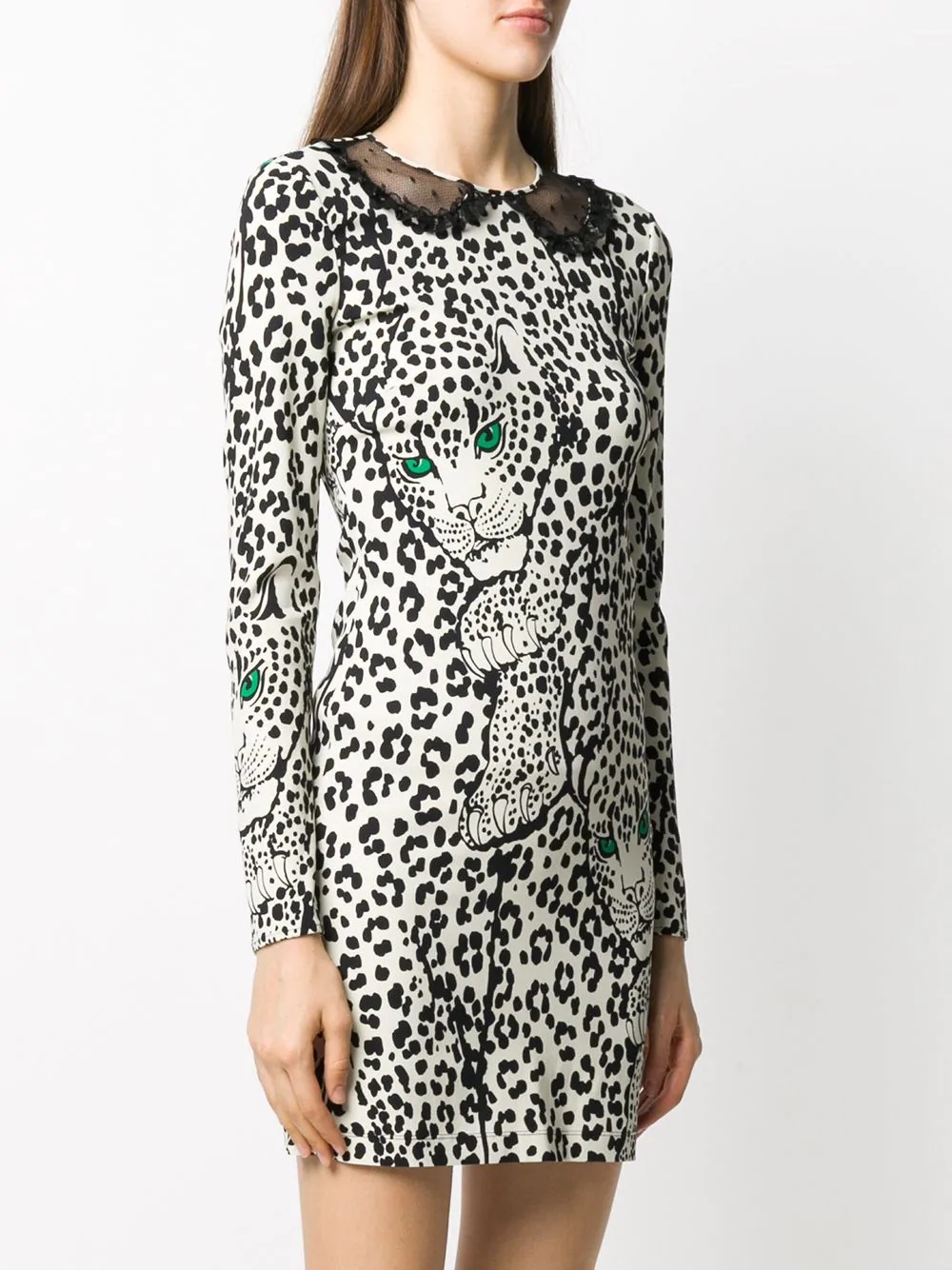 leopard pattern dress - 3