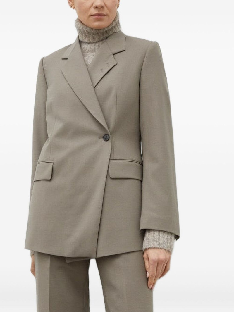 double-breasted lapel blazer 1