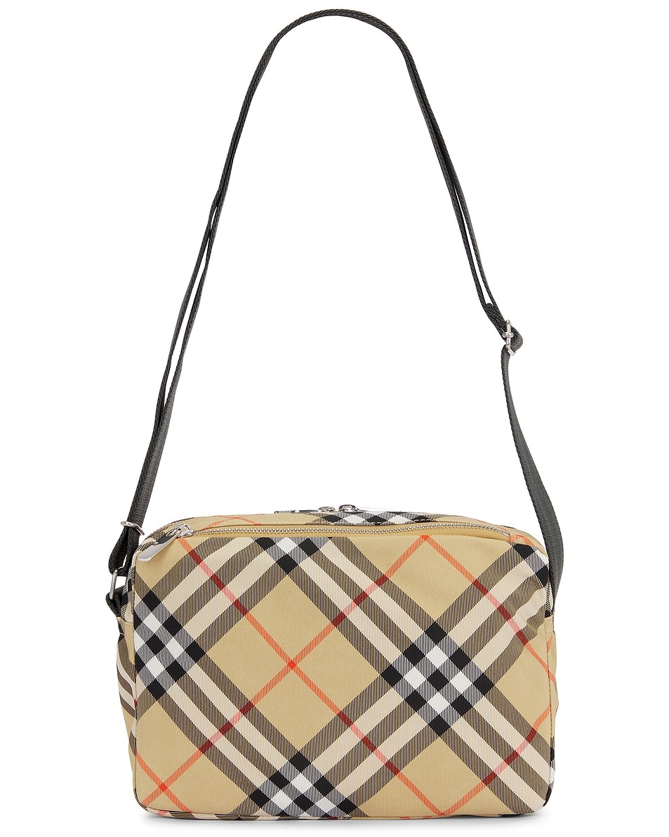 【BURBERRY】ESSENTIAL CROSSBODY BAG◆8091320158564 Burberry `Essential` Crossbody Bag - Black - Men | 8092017