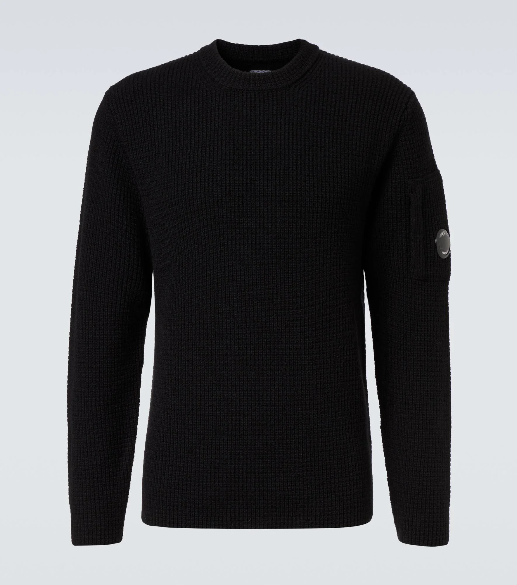 Ribbed-knit wool-blend sweater - 1