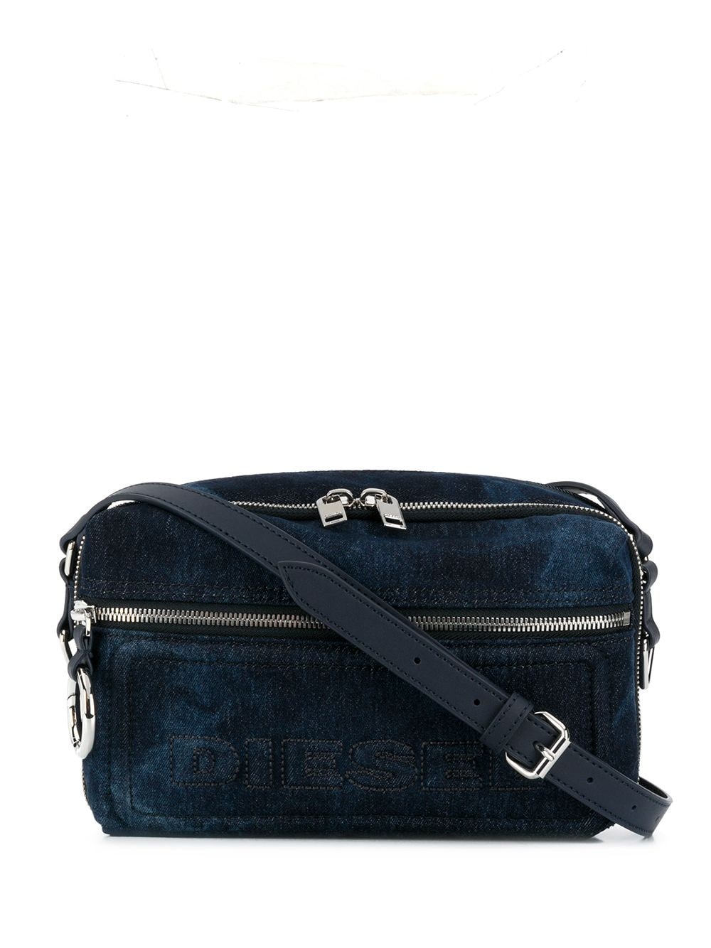 denim logo bag - 1