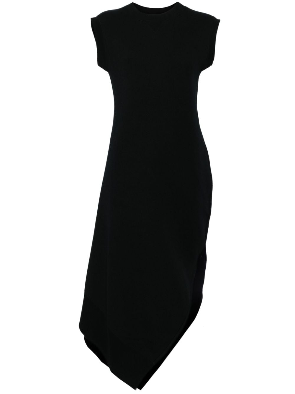 asymmetric scuba dress - 1