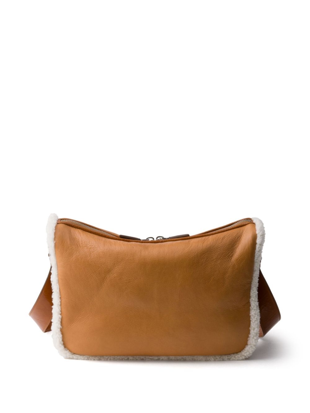 shearling shoulder bag - 4