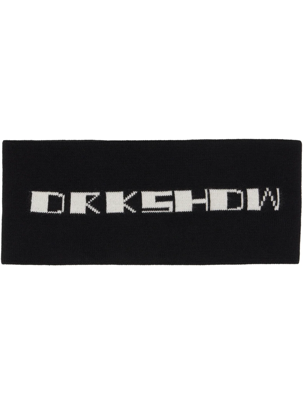 Black Tower Cotton Knit Headband - 1