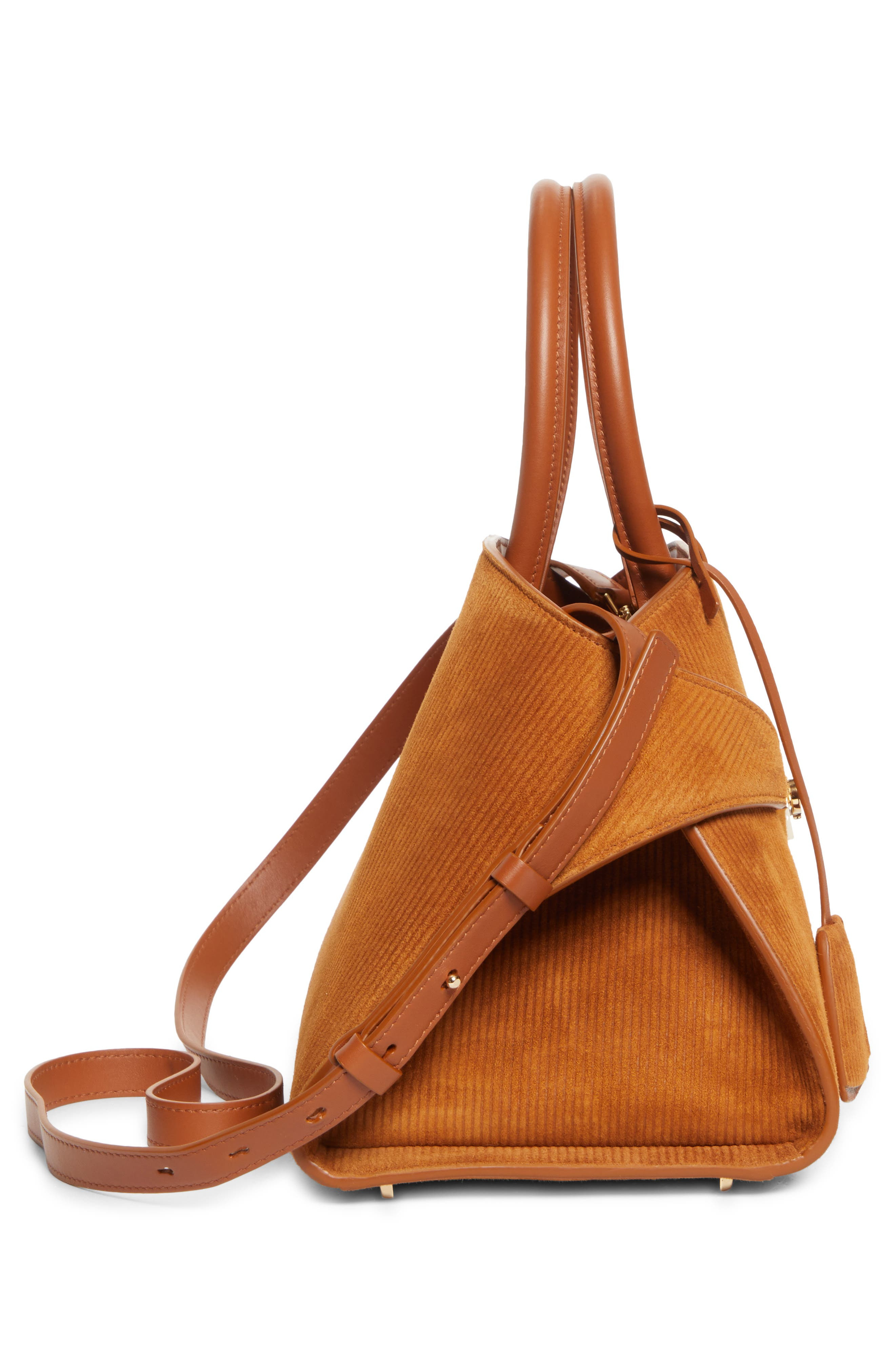 FERRAGAMO Hug Small Suede Top Handle Bag in Naturale/Resort at Nordstrom - 6