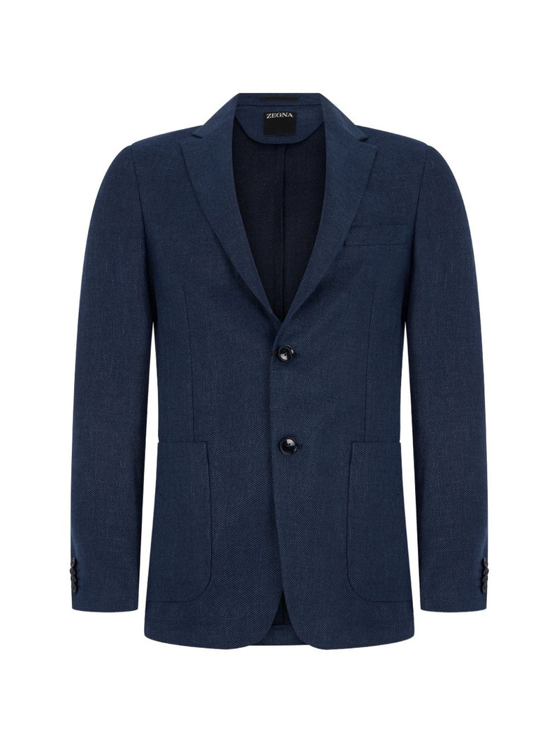 button patch-pocket blazer 1