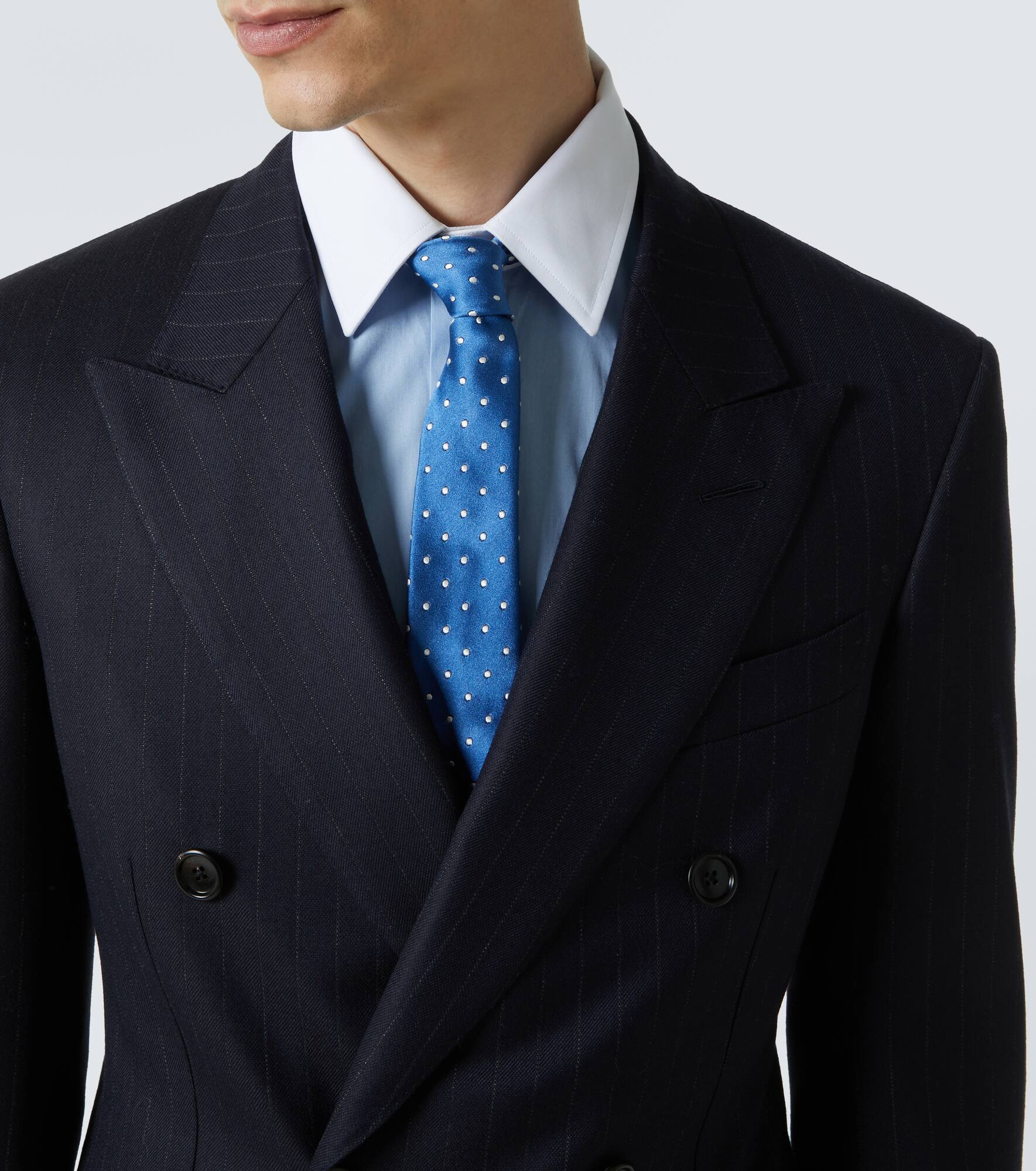 Polka-dot silk tie - 3
