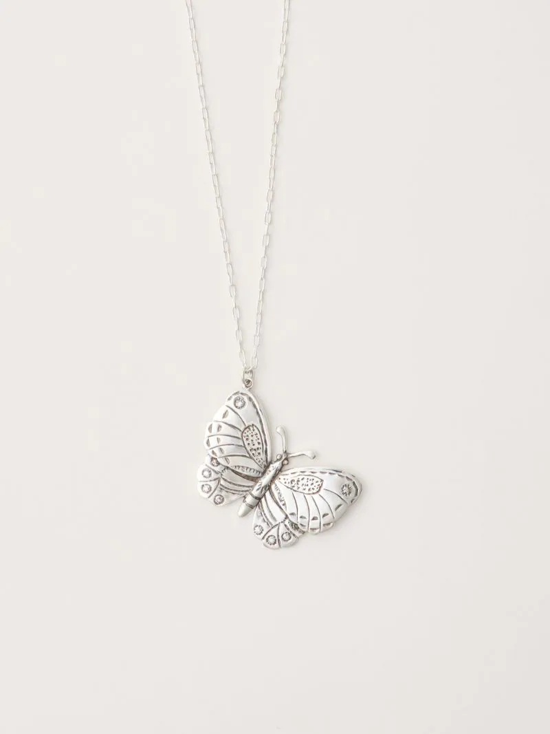 BUTTERFLY CHARM NECKLACE - 1