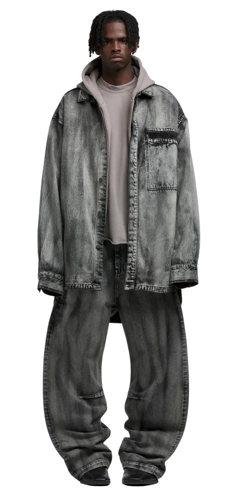 entire studios HERCULEAN SHIRT CHARGRILL outlook