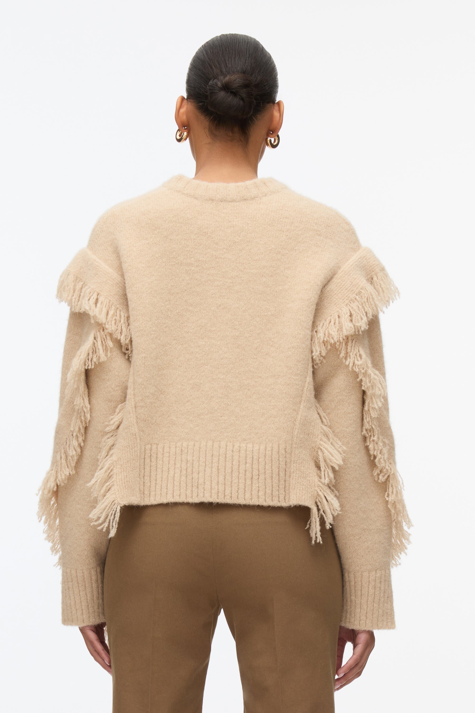 Fringe Crewneck Pullover - 6
