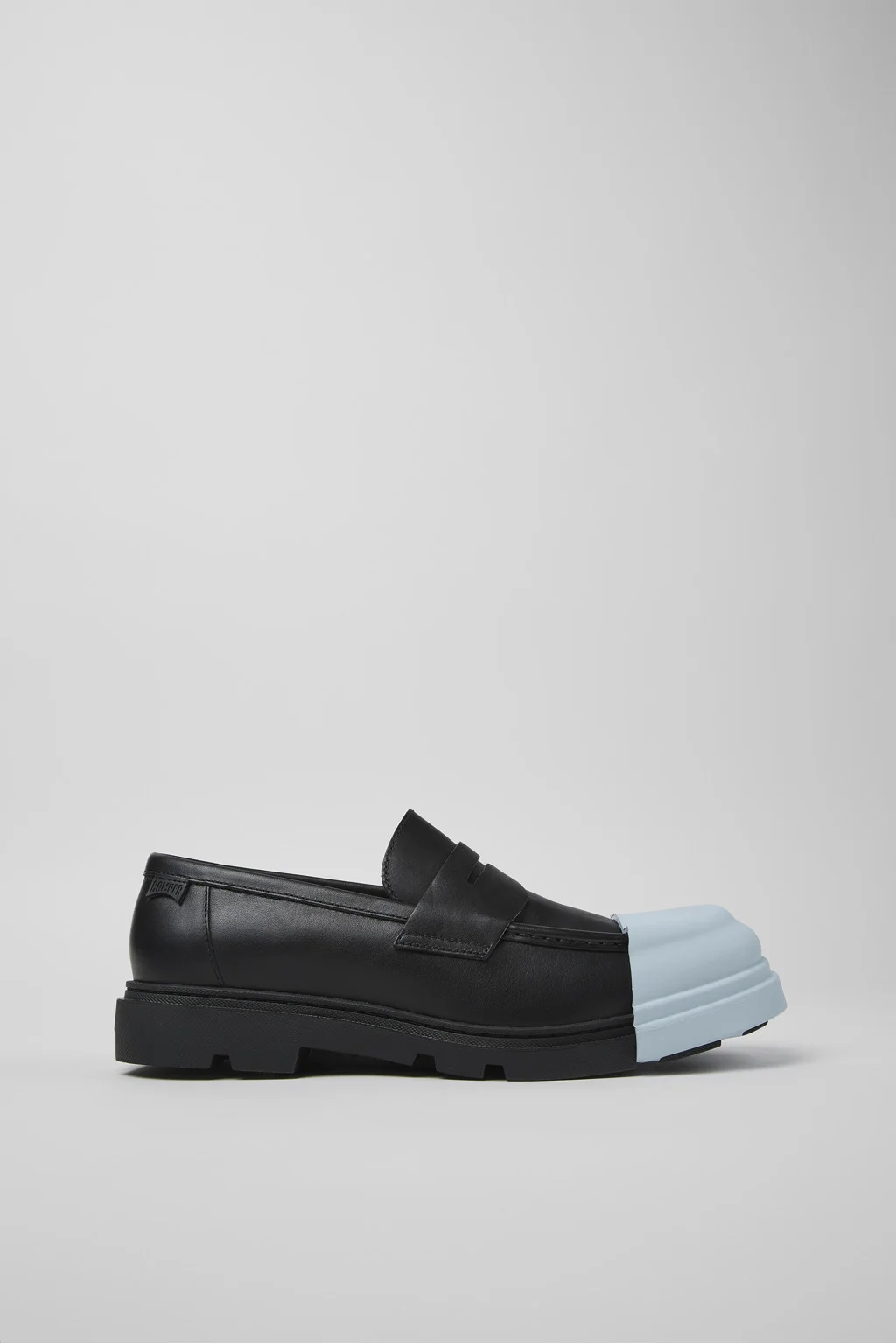 Junction Black Leather Moccasin for Men - 1