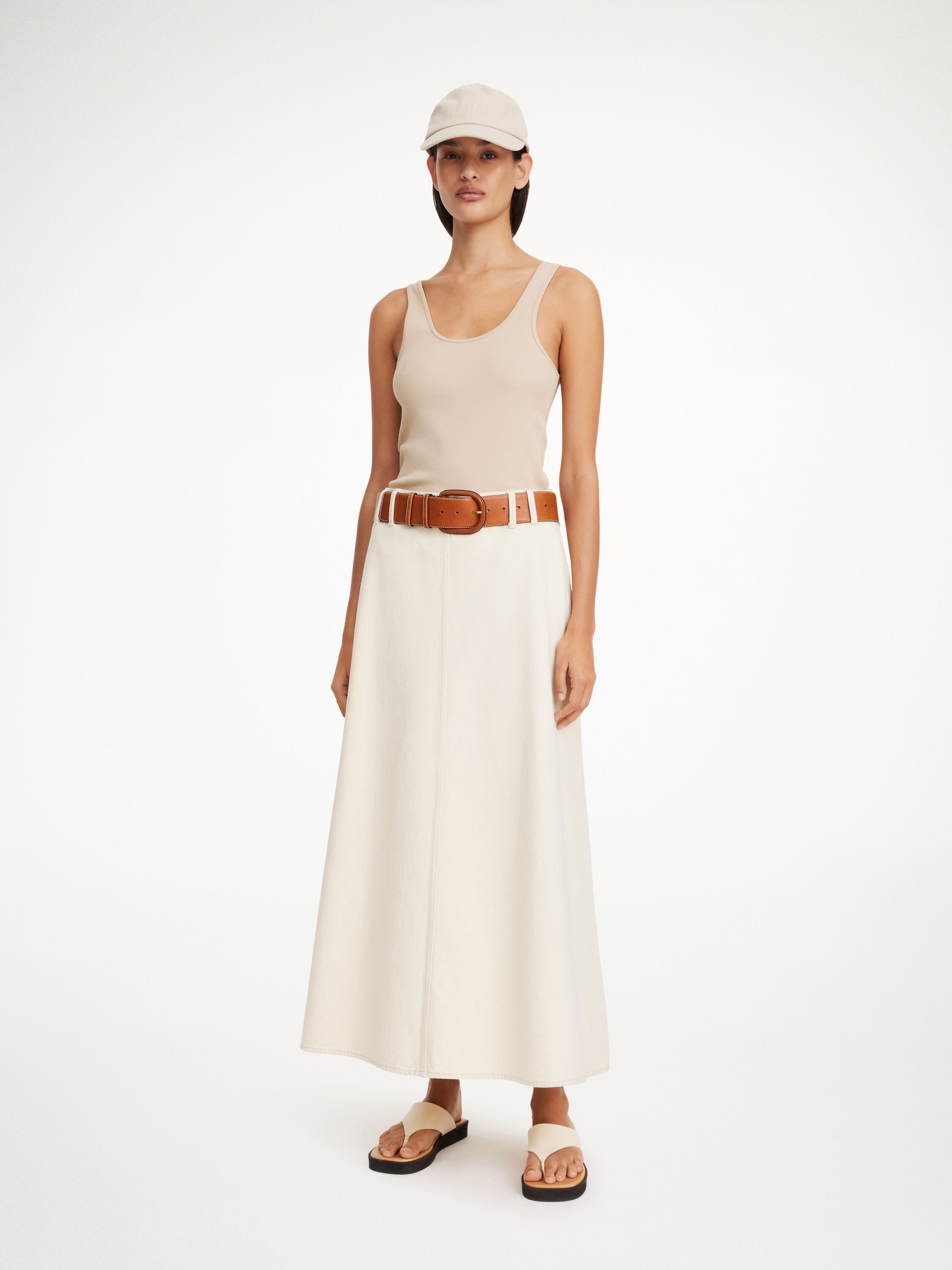 Carlas denim maxi skirt - 2