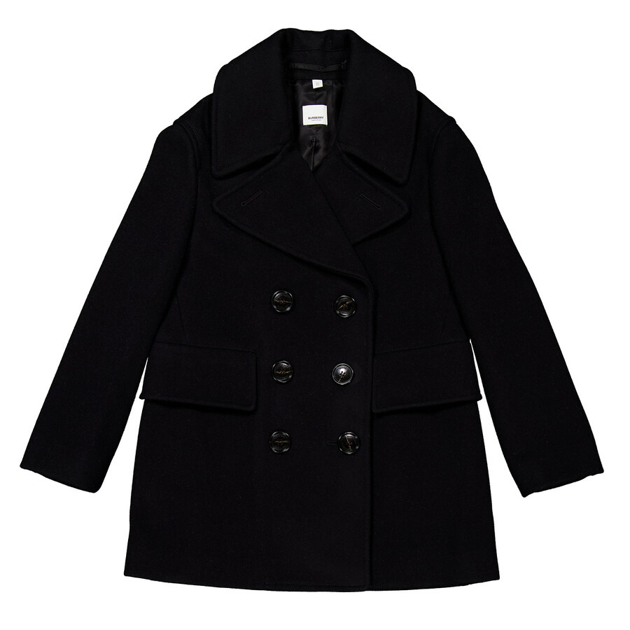 Burberry Ashwater Long-Sleeved Wool Peacoat - 5