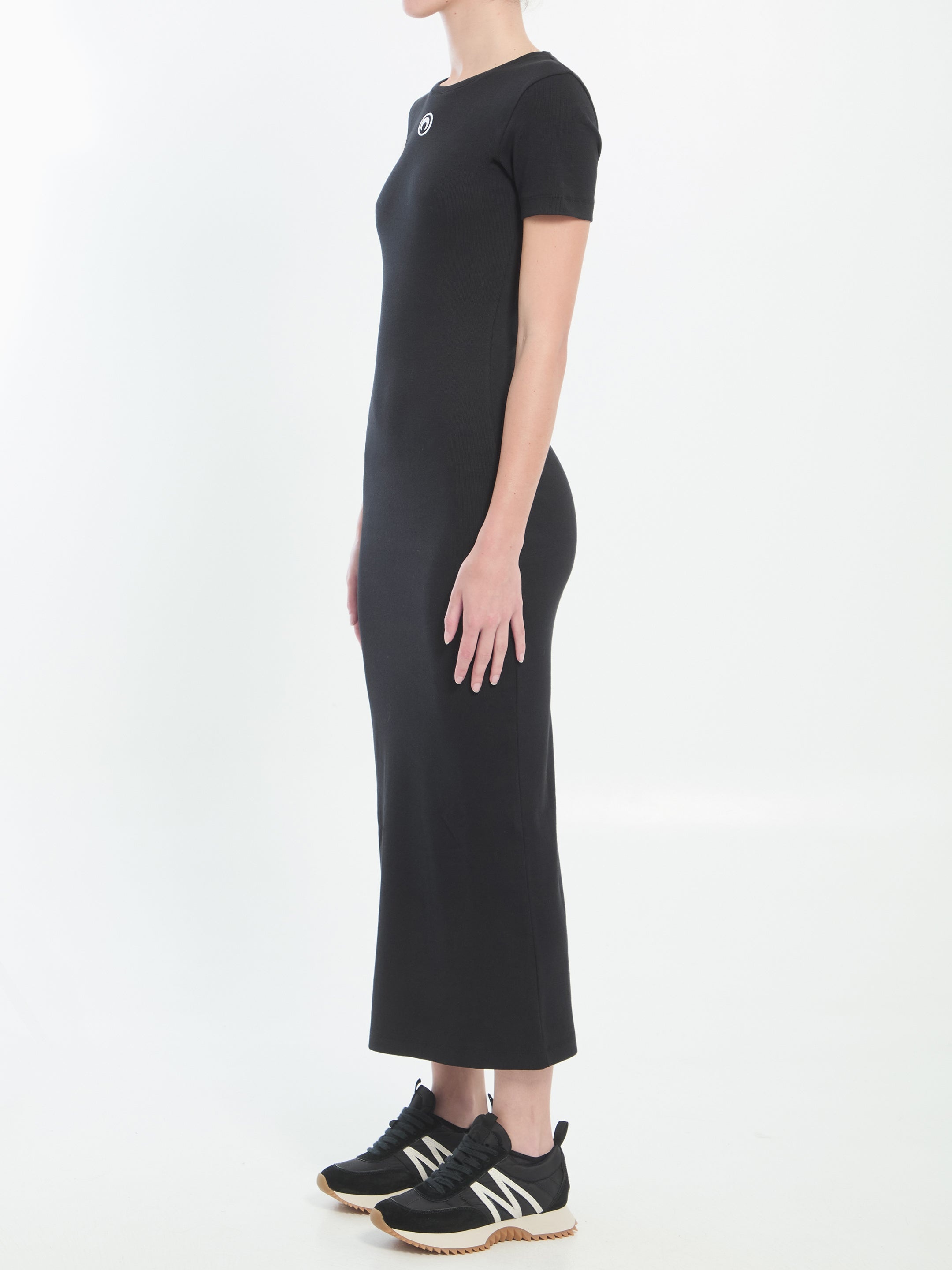Marine Serre Moon Logo Knit Long Dress - 2